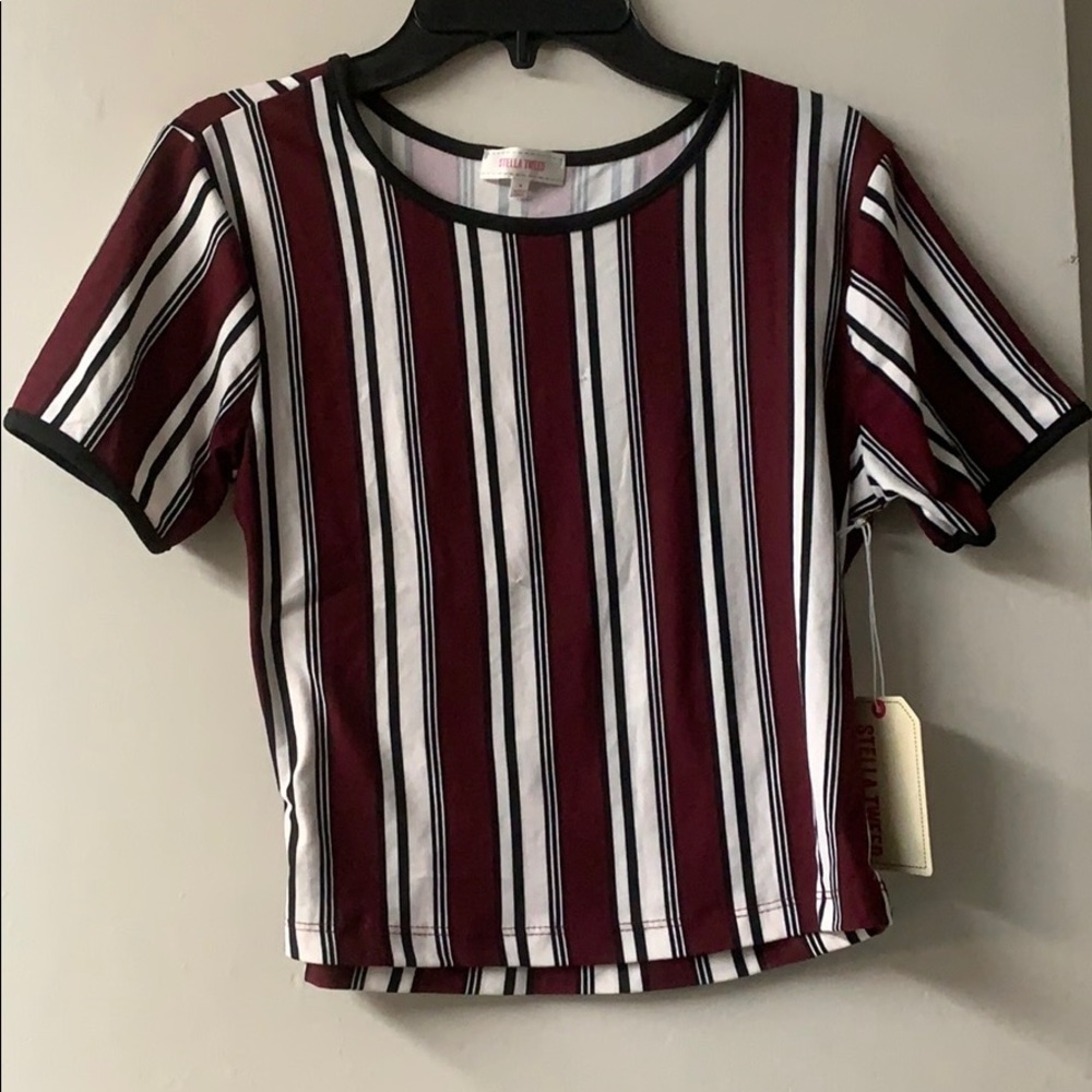 Cutest stripe crop top